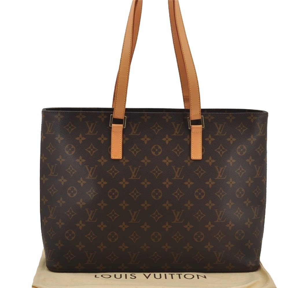 Authentic Louis Vuitton Monogram Luco Shoulder Tote Bag M51155 LV 3068J