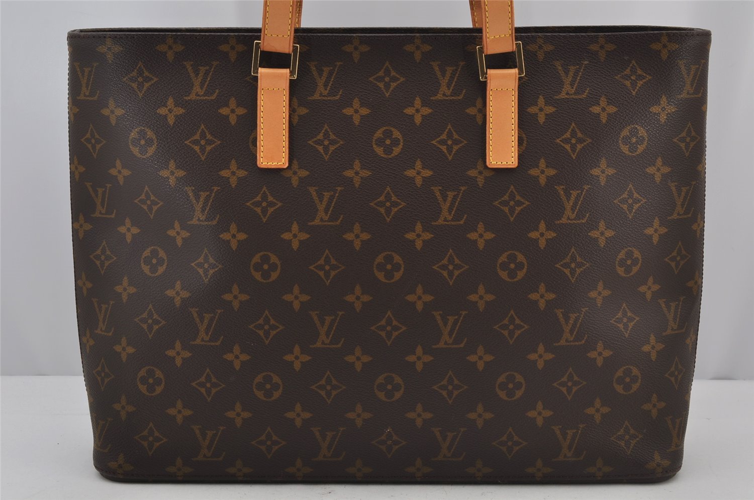 Authentic Louis Vuitton Monogram Luco Shoulder Tote Bag M51155 LV 3068J