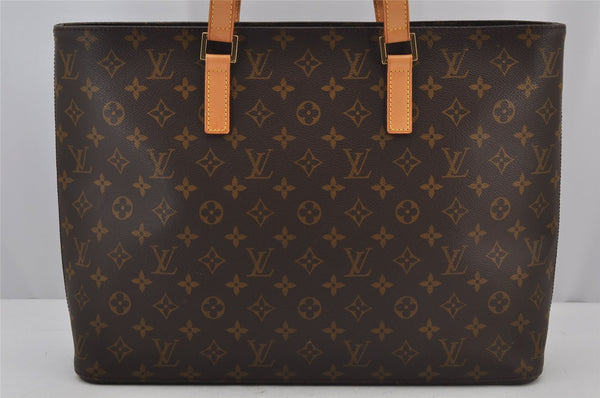 Authentic Louis Vuitton Monogram Luco Shoulder Tote Bag M51155 LV 3068J