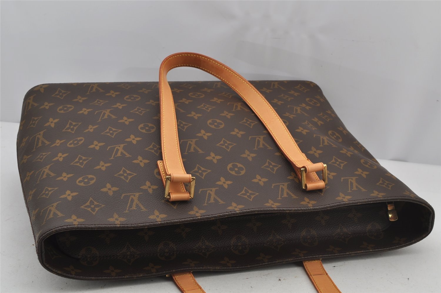 Authentic Louis Vuitton Monogram Luco Shoulder Tote Bag M51155 LV 3068J