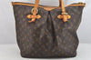 Authentic Louis Vuitton Monogram Palermo GM Shoulder Tote Bag M40146 LV 3068K