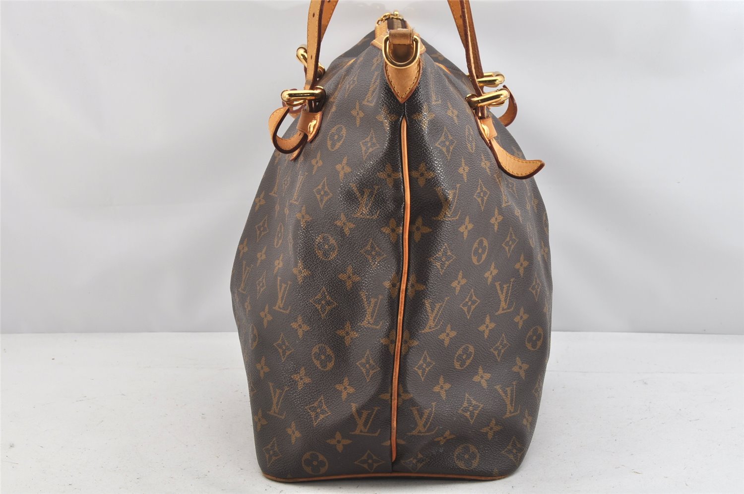 Authentic Louis Vuitton Monogram Palermo GM Shoulder Tote Bag M40146 LV 3068K