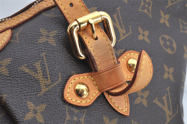 Authentic Louis Vuitton Monogram Palermo GM Shoulder Tote Bag M40146 LV 3068K