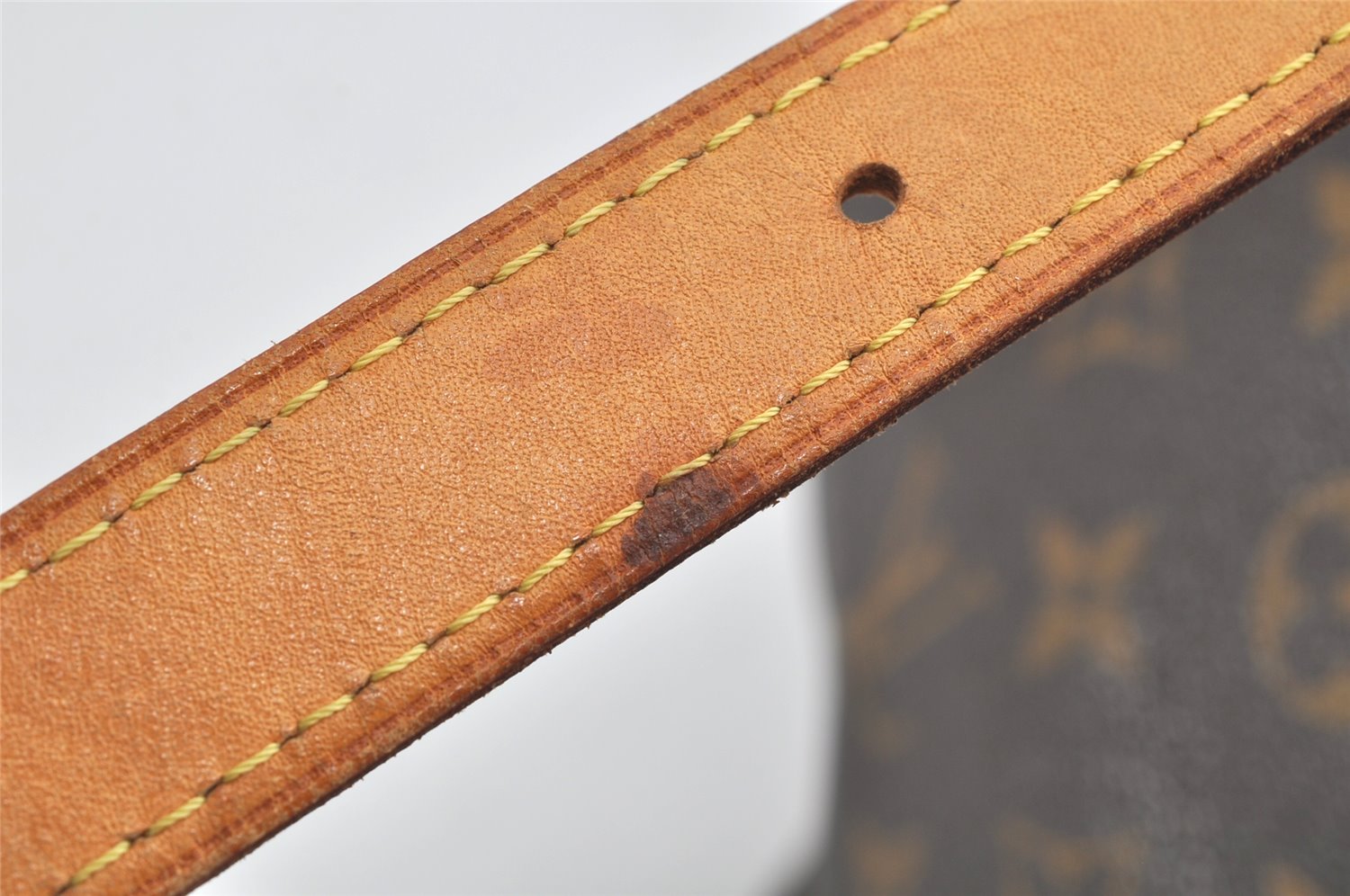 Authentic Louis Vuitton Monogram Palermo GM Shoulder Tote Bag M40146 LV 3068K