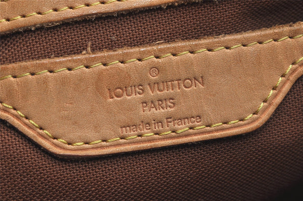Authentic Louis Vuitton Monogram Palermo GM Shoulder Tote Bag M40146 LV 3068K