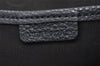 Authentic BURBERRY Vintage Leather 2Way Shoulder Hand Bag Purse Navy 3069K