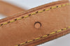 Authentic Louis Vuitton Leather Shoulder Strap For Bucket GM 31.9" Beige 3070I