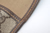 Authentic GUCCI Web Sherry Line Clutch Hand Bag Purse GG PVC Leather Brown 3070J