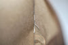 Authentic GUCCI Web Sherry Line Clutch Hand Bag Purse GG PVC Leather Brown 3070J
