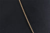 Authentic Christian Dior Gold Tone Chain Pendant Necklace CD 3071J