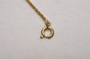 Authentic Christian Dior Gold Tone Chain Pendant Necklace CD 3071J