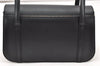 Authentic Burberrys Nova Check Canvas Leather Shoulder Hand Bag Black 3071K