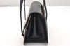 Authentic Burberrys Nova Check Canvas Leather Shoulder Hand Bag Black 3071K