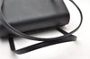 Authentic Burberrys Nova Check Canvas Leather Shoulder Hand Bag Black 3071K