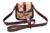 Authentic BURBERRY Nova Check Shoulder Cross Body Bag PVC Enamel Beige 3072K