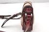 Authentic BURBERRY Nova Check Shoulder Cross Body Bag PVC Enamel Beige 3072K