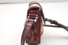 Authentic BURBERRY Nova Check Shoulder Cross Body Bag PVC Enamel Beige 3072K