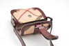 Authentic BURBERRY Nova Check Shoulder Cross Body Bag PVC Enamel Beige 3072K