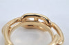 Authentic HERMES Scarf Ring Chaine d'Ancre Chain Design Gold Tone Box 3073K