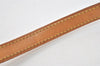 Authentic Louis Vuitton Leather Shoulder Strap For Bucket PM 27.6" Beige 3074I