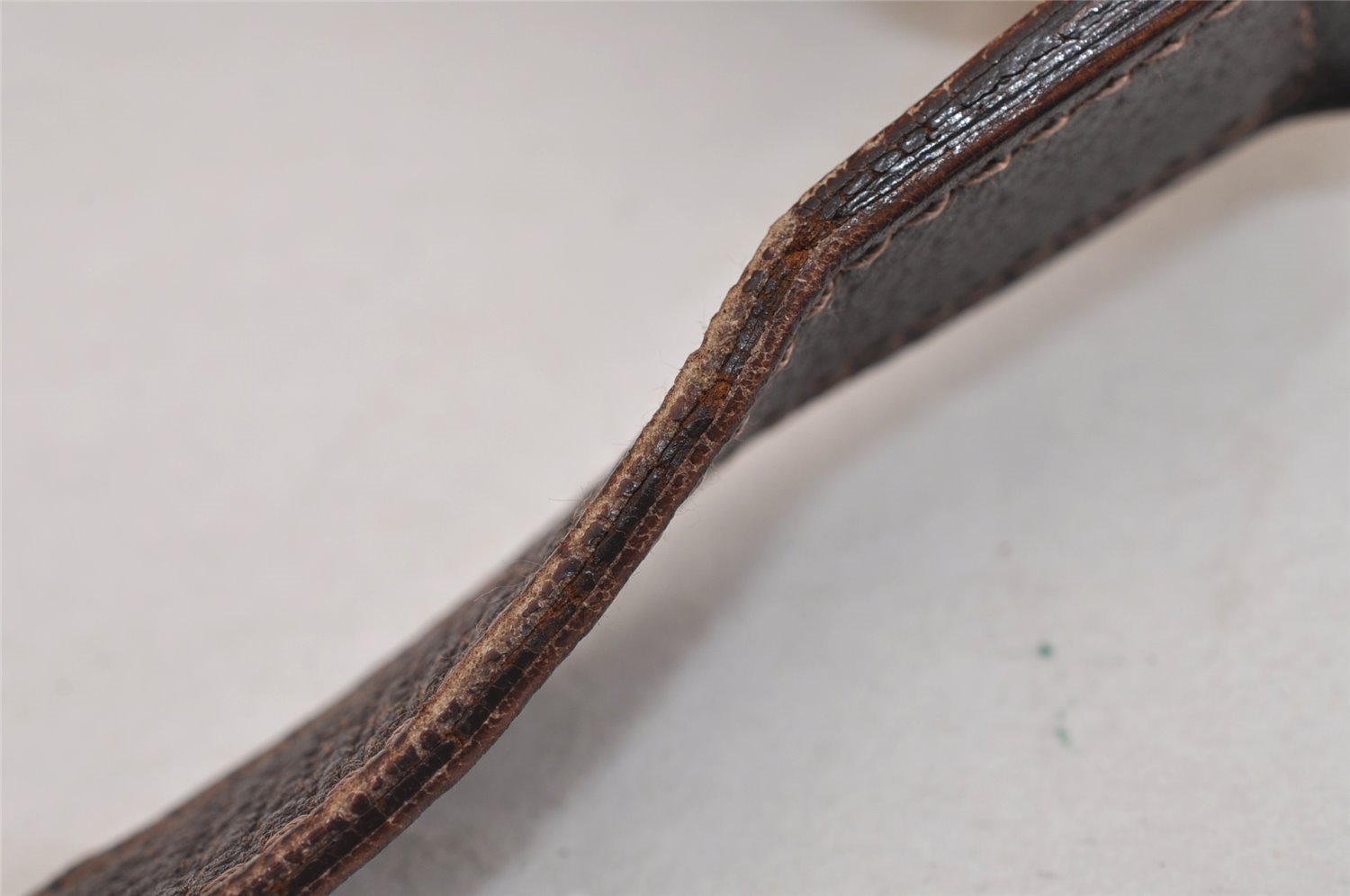 Authentic GUCCI Abbey Shoulder Cross Bag GG Canvas Leather 131326 Brown 3074J