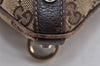 Authentic GUCCI Abbey Shoulder Cross Bag GG Canvas Leather 131326 Brown 3074J