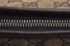 Authentic GUCCI Abbey Shoulder Cross Bag GG Canvas Leather 131326 Brown 3074J