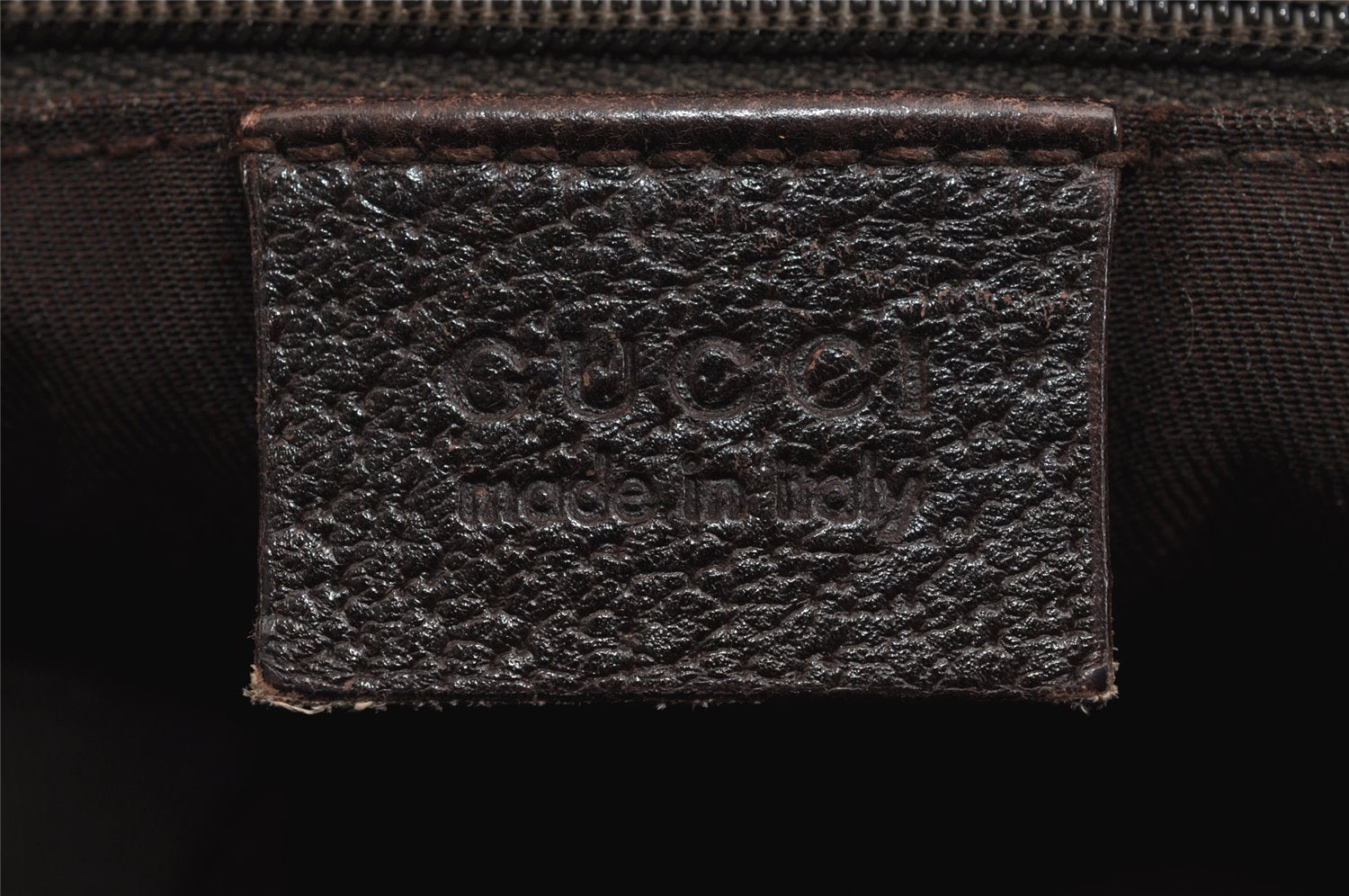 Authentic GUCCI Abbey Shoulder Cross Bag GG Canvas Leather 131326 Brown 3074J