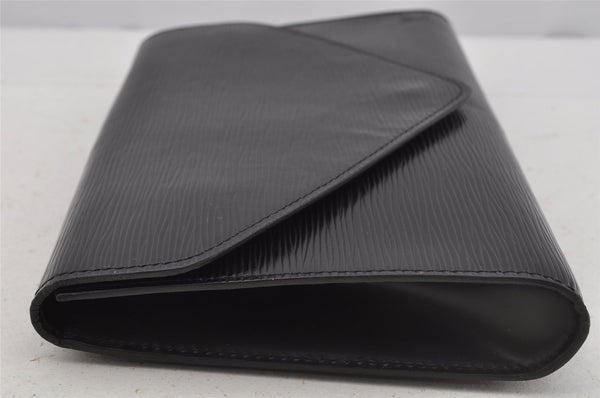 Authentic Louis Vuitton Epi Arts Deco Clutch Hand Bag Black M52632 LV 3076J