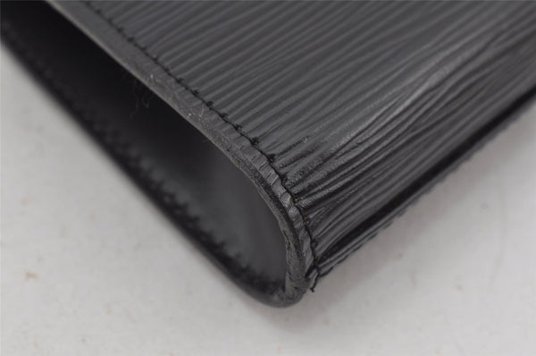 Authentic Louis Vuitton Epi Arts Deco Clutch Hand Bag Black M52632 LV 3076J