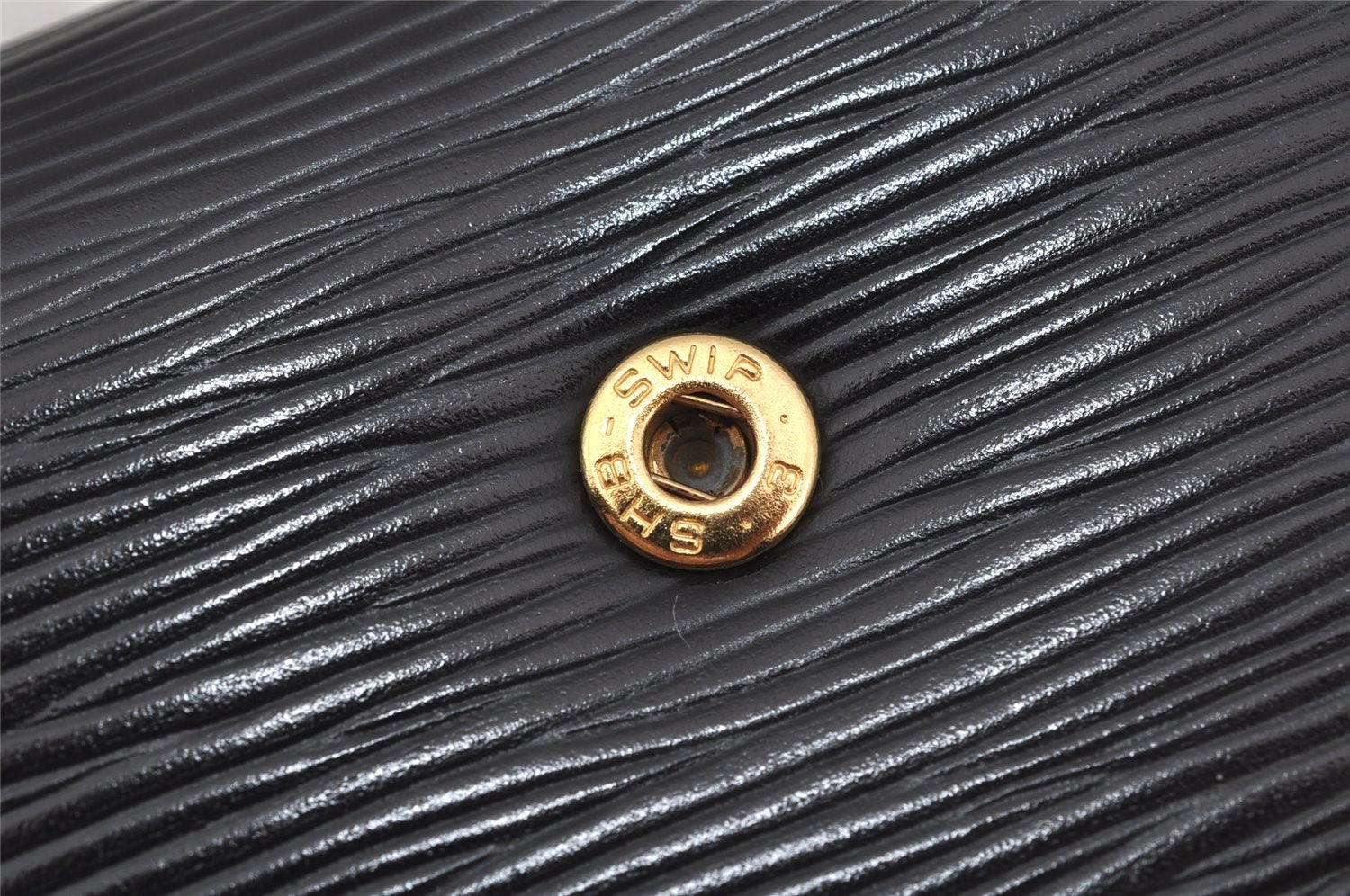 Authentic Louis Vuitton Epi Arts Deco Clutch Hand Bag Black M52632 LV 3076J