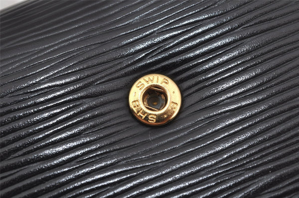 Authentic Louis Vuitton Epi Arts Deco Clutch Hand Bag Black M52632 LV 3076J