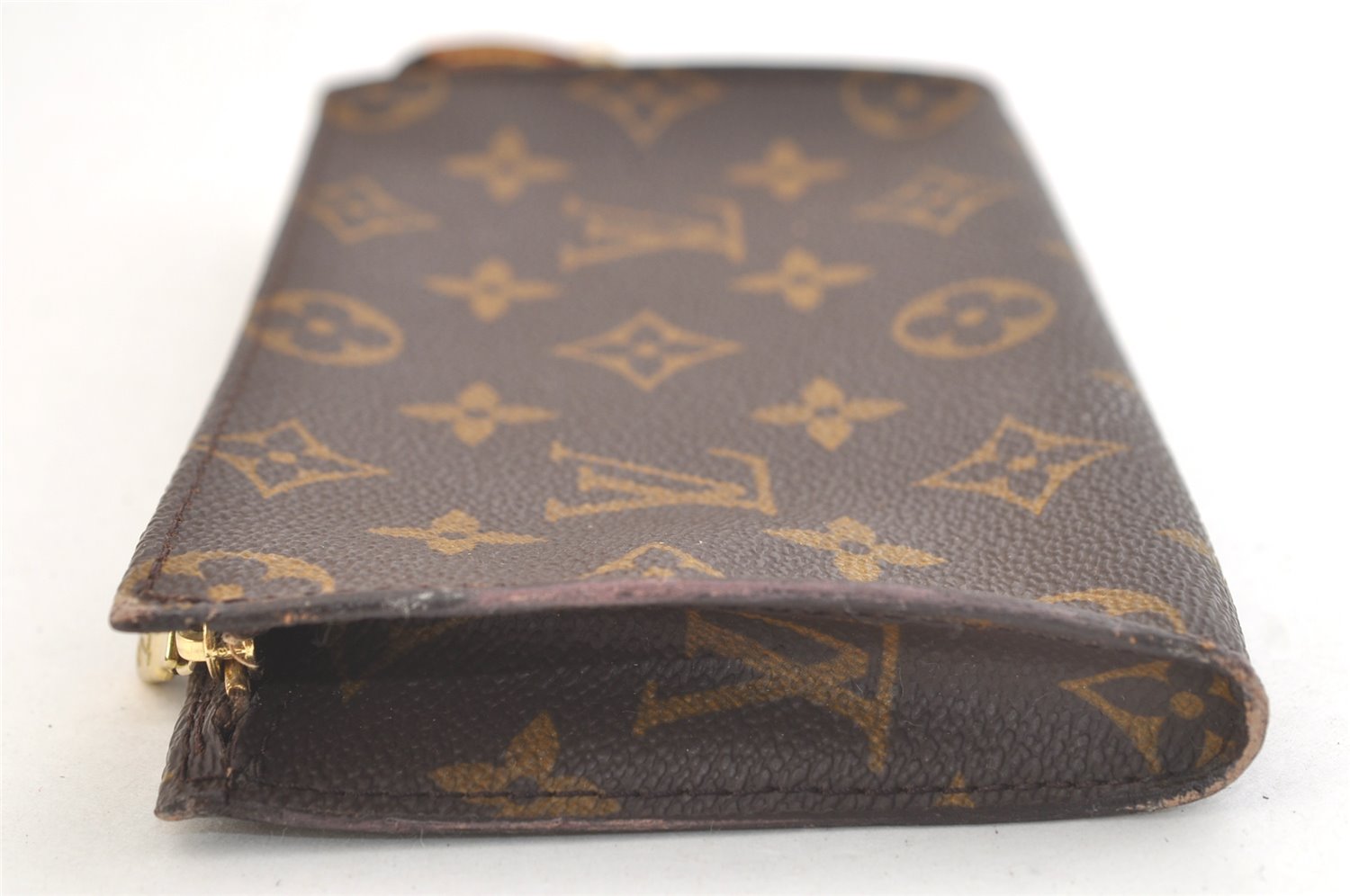 Authentic Louis Vuitton Monogram Pouch For Bucket PM LV Junk 3076K