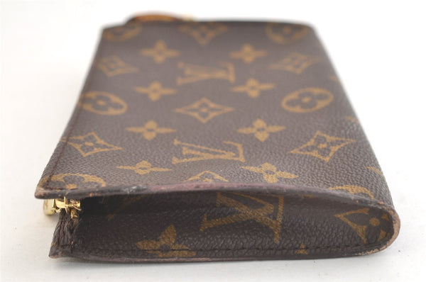 Authentic Louis Vuitton Monogram Pouch For Bucket PM LV Junk 3076K