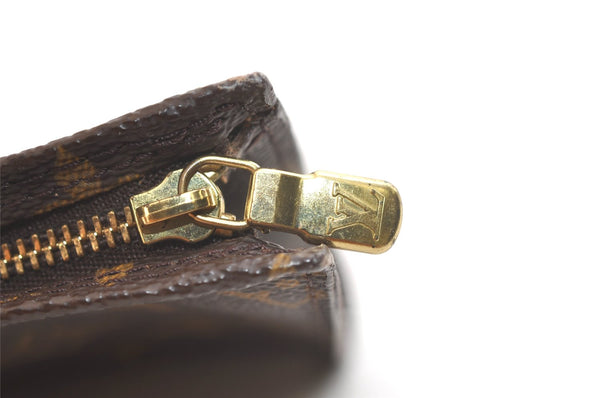 Authentic Louis Vuitton Monogram Pouch For Bucket PM LV Junk 3076K