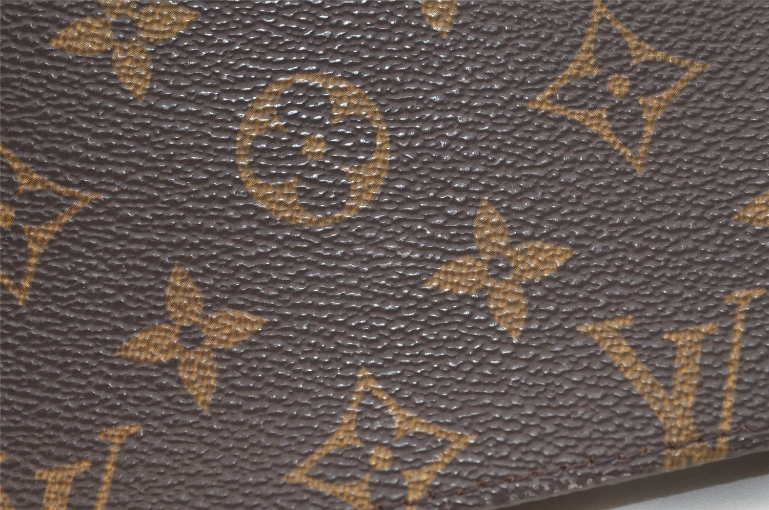 Authentic Louis Vuitton Monogram Pouch For Bucket PM LV Junk 3076K