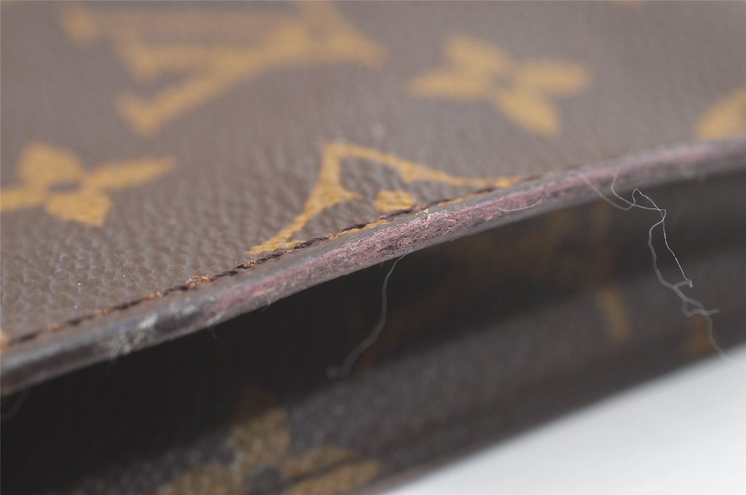 Authentic Louis Vuitton Monogram Pouch For Bucket PM LV Junk 3076K