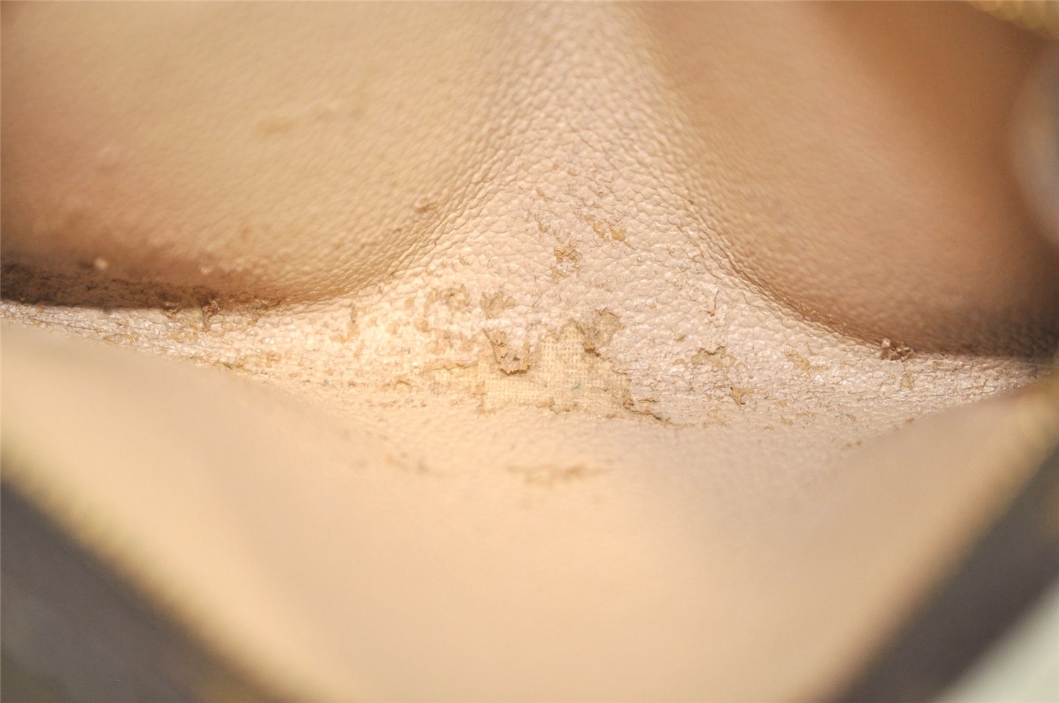 Authentic Louis Vuitton Monogram Pouch For Bucket PM LV Junk 3076K