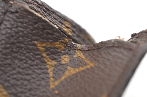 Authentic Louis Vuitton Monogram Pouch For Bucket PM LV Junk 3076K