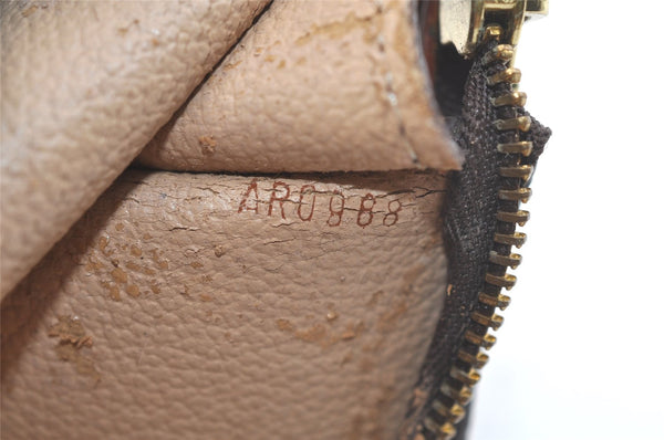 Authentic Louis Vuitton Monogram Pouch For Bucket PM LV Junk 3076K