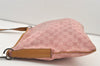 Authentic GUCCI Shoulder Cross Body Bag GG Canvas Leather 113013 Pink 3077J