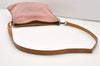 Authentic GUCCI Shoulder Cross Body Bag GG Canvas Leather 113013 Pink 3077J