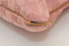 Authentic GUCCI Shoulder Cross Body Bag GG Canvas Leather 113013 Pink 3077J