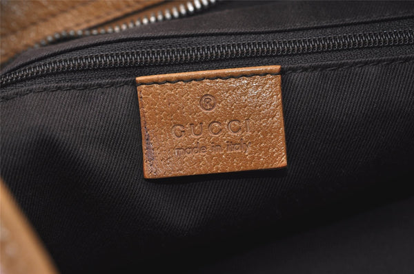 Authentic GUCCI Shoulder Cross Body Bag GG Canvas Leather 113013 Pink 3077J