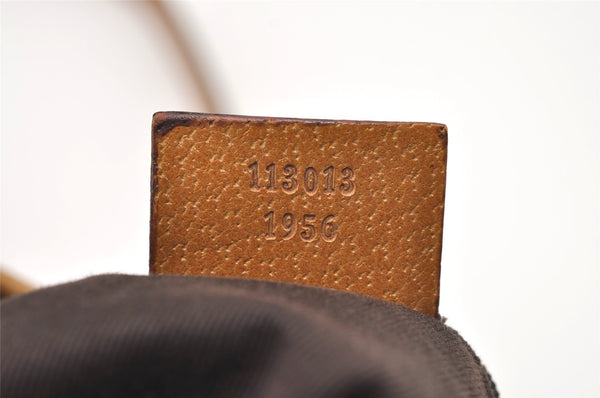 Authentic GUCCI Shoulder Cross Body Bag GG Canvas Leather 113013 Pink 3077J