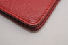 Authentic CHANEL Vintage Calf Skin Bifold Wallet Purse Red CC Logo 3078J