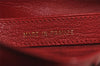 Authentic CHANEL Vintage Calf Skin Bifold Wallet Purse Red CC Logo 3078J