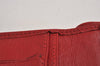 Authentic CHANEL Vintage Calf Skin Bifold Wallet Purse Red CC Logo 3078J