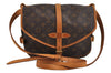 Authentic Louis Vuitton Monogram Saumur 30 Shoulder Cross Bag M42256 LV 3079J