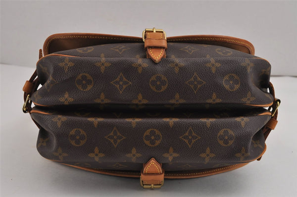 Authentic Louis Vuitton Monogram Saumur 30 Shoulder Cross Bag M42256 LV 3079J